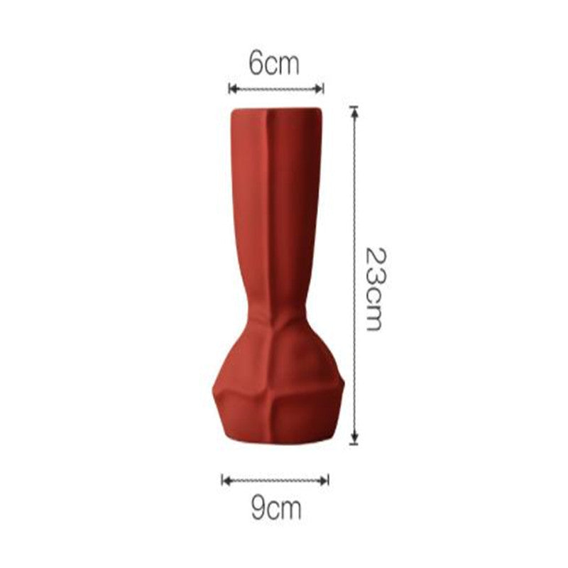 Nordic Morandi Art Vase, Minimalist Home & Office Decor