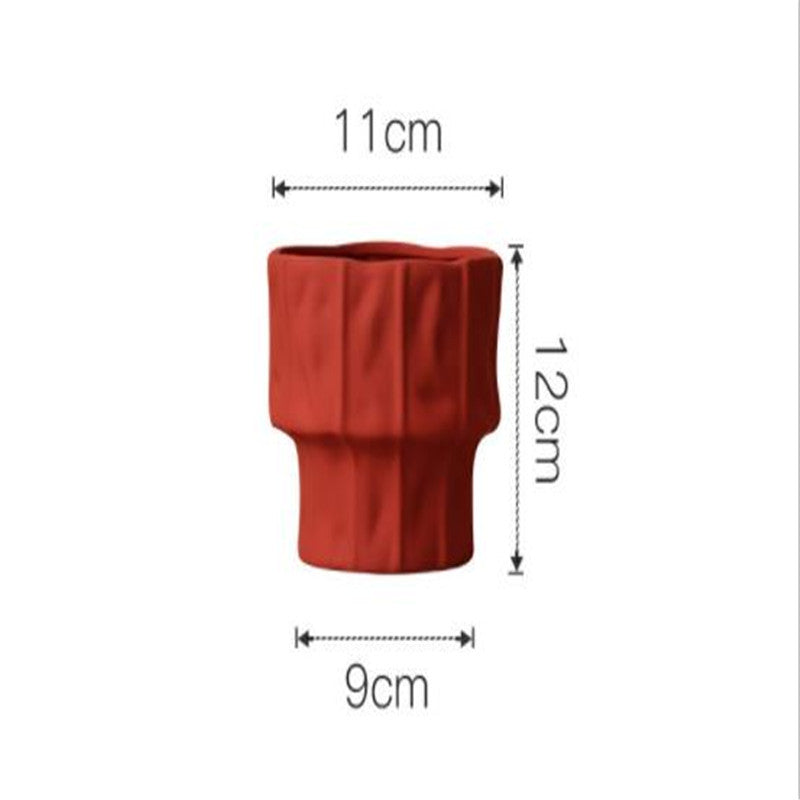 Nordic Morandi Art Vase, Minimalist Home & Office Decor