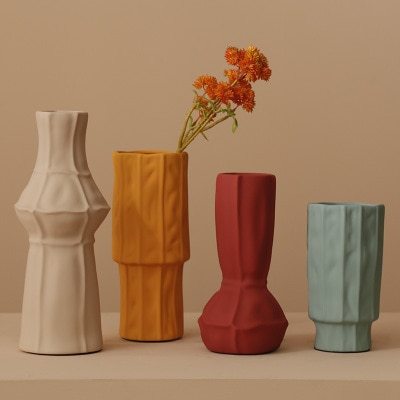 Nordic Morandi Art Vase, Minimalist Home & Office Decor
